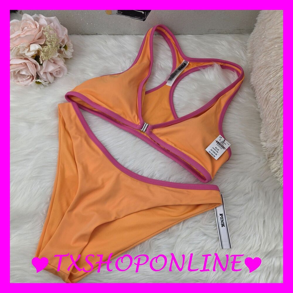 💗👙Victoria's Secret plunge racerback swim bikini👙💗